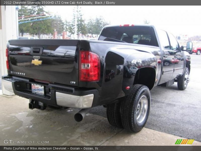 Black / Ebony 2012 Chevrolet Silverado 3500HD LTZ Crew Cab 4x4 Dually