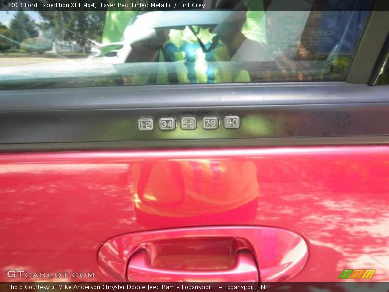 Laser Red Tinted Metallic / Flint Grey 2003 Ford Expedition XLT 4x4