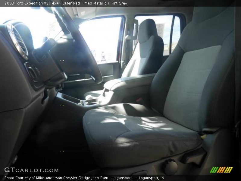 Laser Red Tinted Metallic / Flint Grey 2003 Ford Expedition XLT 4x4