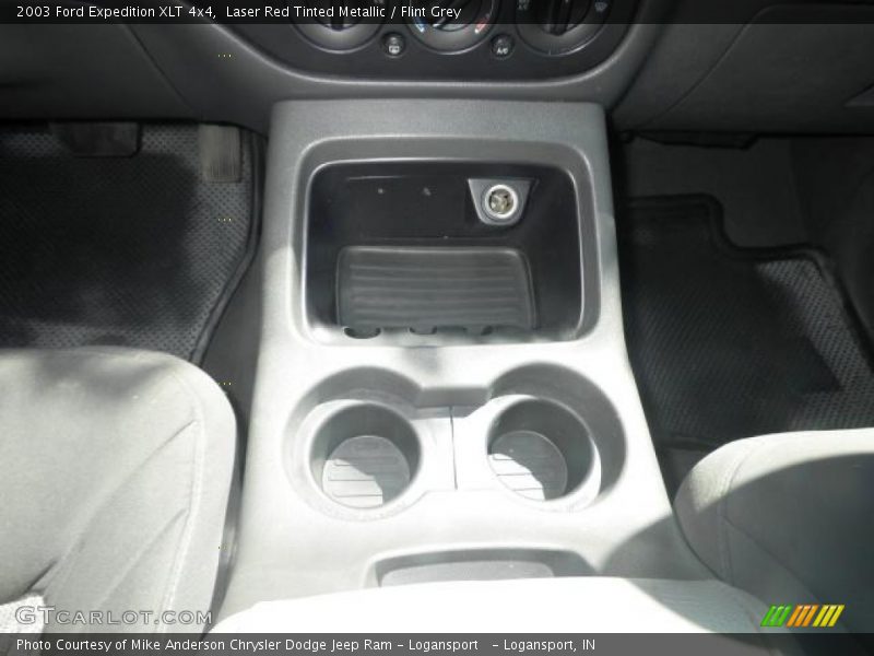 Laser Red Tinted Metallic / Flint Grey 2003 Ford Expedition XLT 4x4