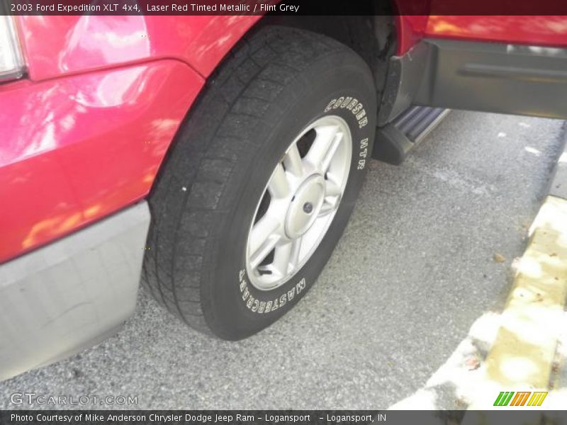 Laser Red Tinted Metallic / Flint Grey 2003 Ford Expedition XLT 4x4