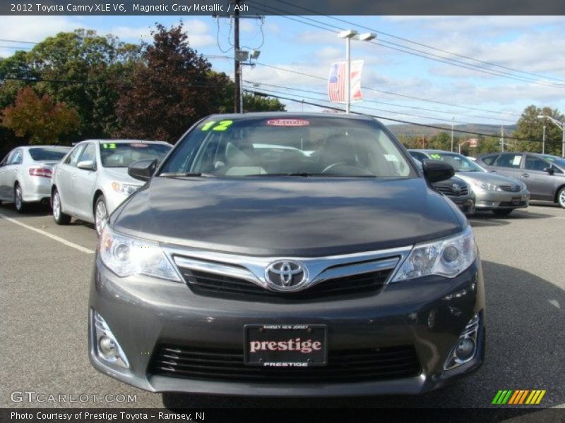 Magnetic Gray Metallic / Ash 2012 Toyota Camry XLE V6