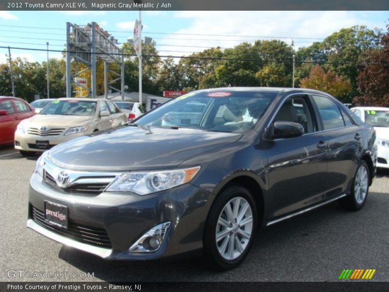 Magnetic Gray Metallic / Ash 2012 Toyota Camry XLE V6