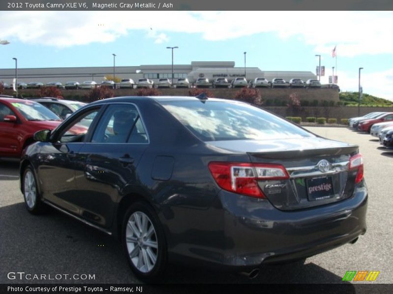 Magnetic Gray Metallic / Ash 2012 Toyota Camry XLE V6