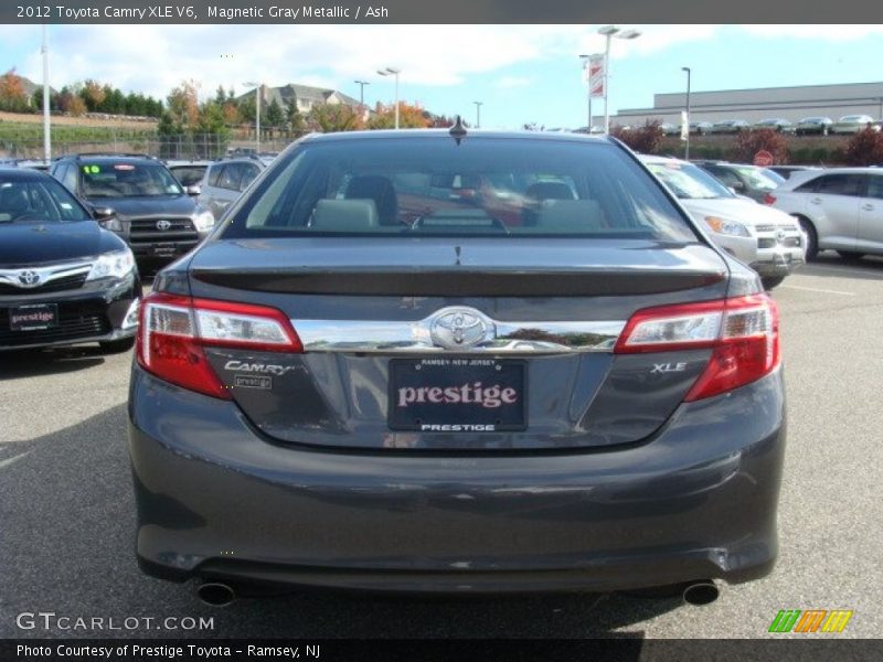 Magnetic Gray Metallic / Ash 2012 Toyota Camry XLE V6