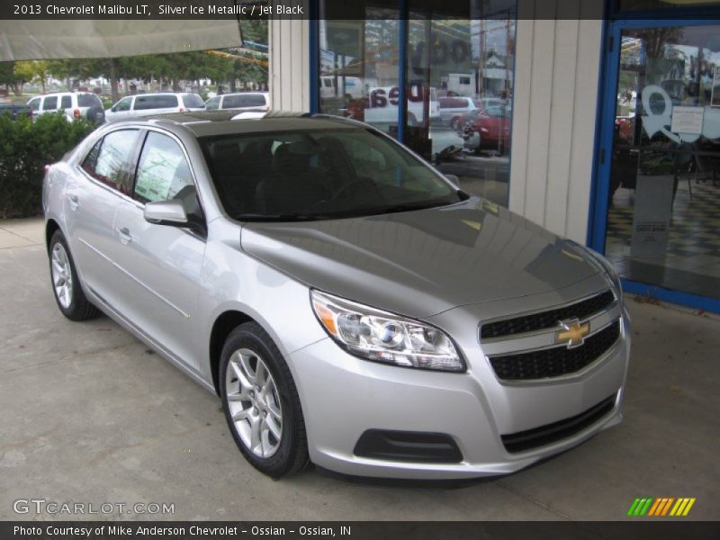 Silver Ice Metallic / Jet Black 2013 Chevrolet Malibu LT
