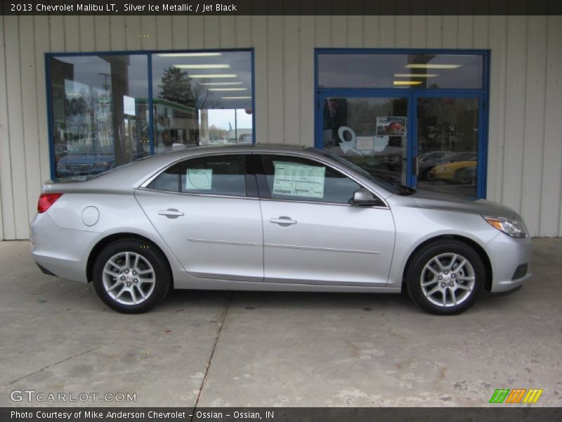 Silver Ice Metallic / Jet Black 2013 Chevrolet Malibu LT