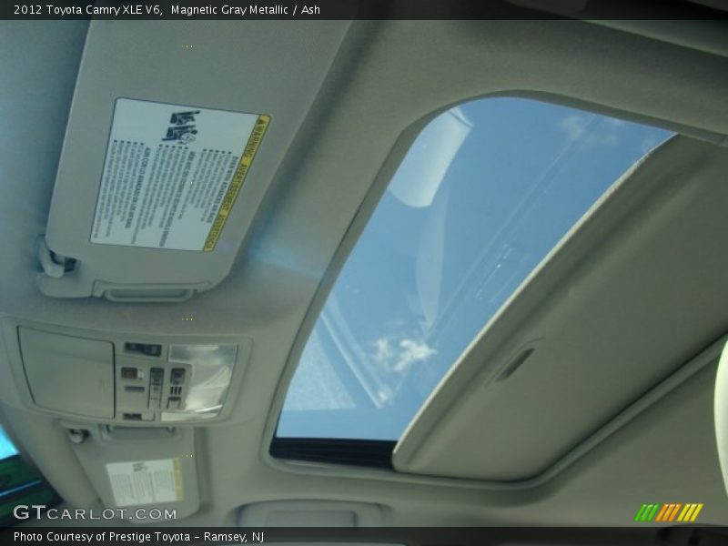 Magnetic Gray Metallic / Ash 2012 Toyota Camry XLE V6