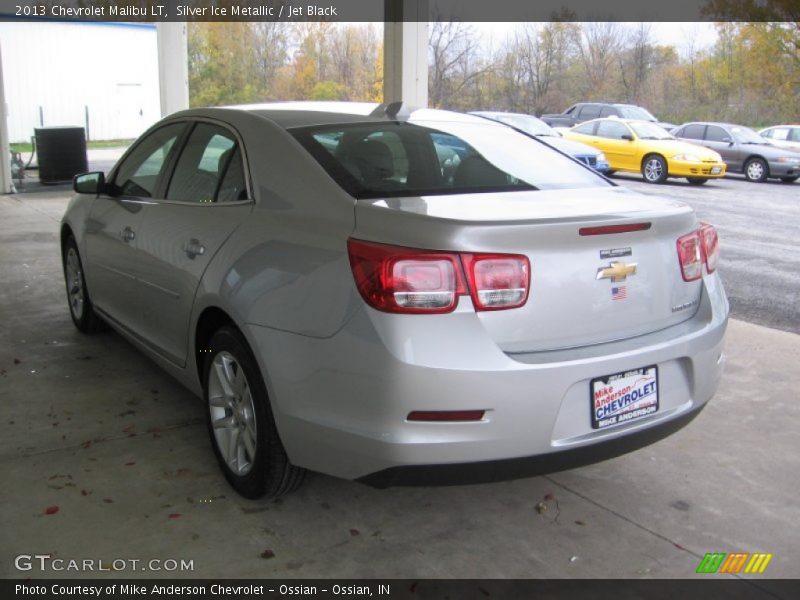 Silver Ice Metallic / Jet Black 2013 Chevrolet Malibu LT