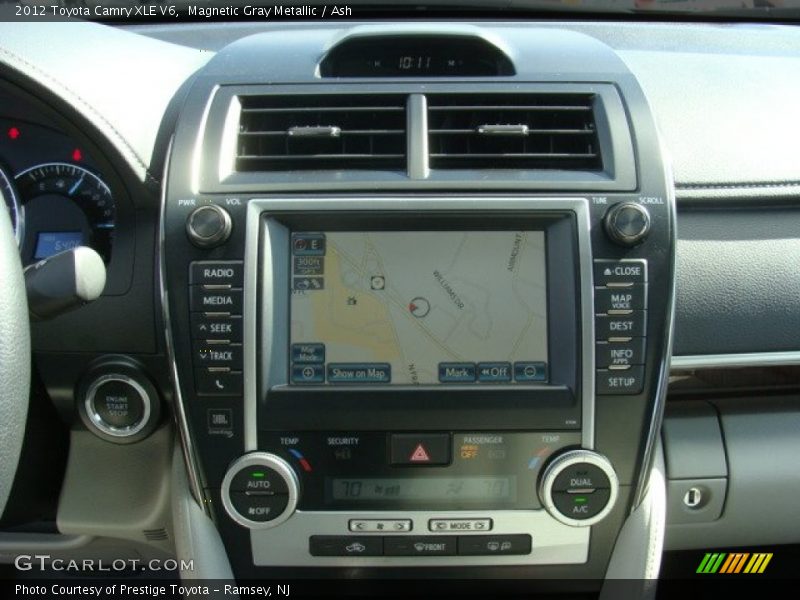 Navigation of 2012 Camry XLE V6