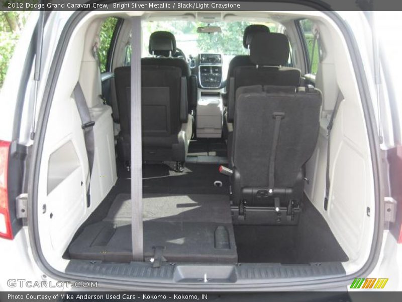 Bright Silver Metallic / Black/Light Graystone 2012 Dodge Grand Caravan Crew