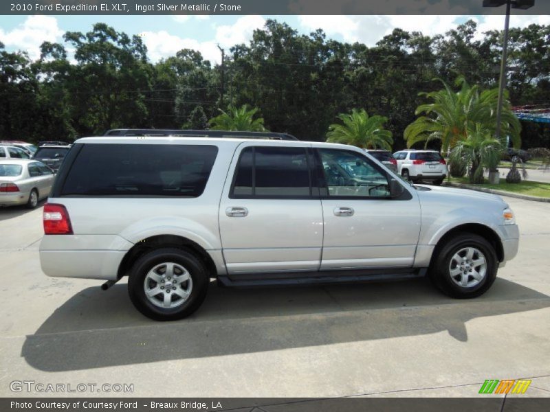 Ingot Silver Metallic / Stone 2010 Ford Expedition EL XLT