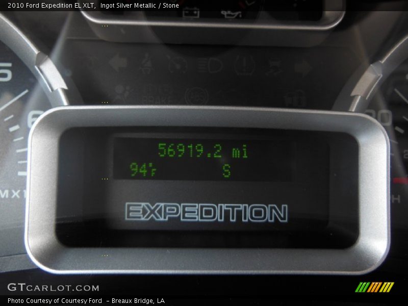 Ingot Silver Metallic / Stone 2010 Ford Expedition EL XLT
