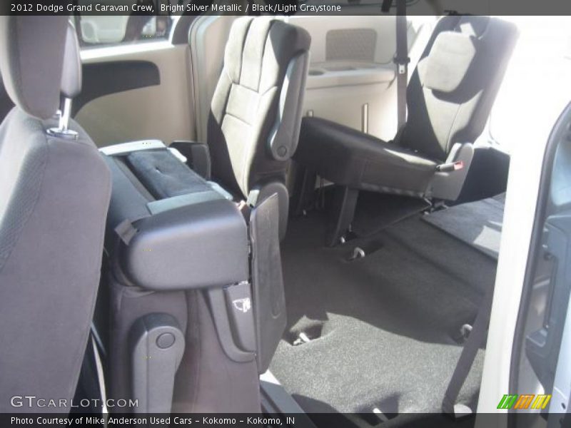 Bright Silver Metallic / Black/Light Graystone 2012 Dodge Grand Caravan Crew