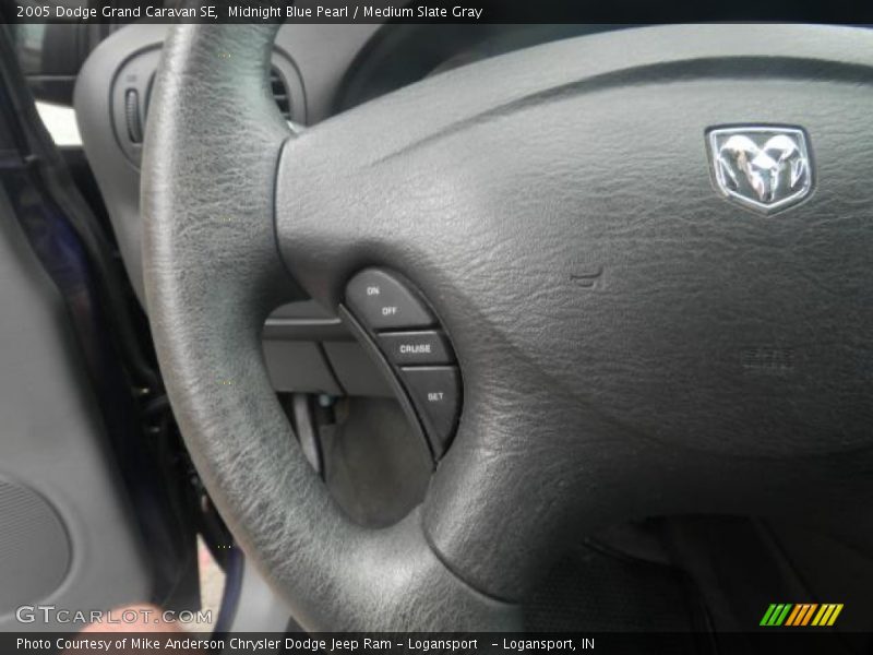 Midnight Blue Pearl / Medium Slate Gray 2005 Dodge Grand Caravan SE
