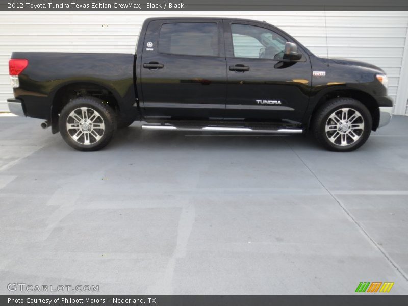 Black / Black 2012 Toyota Tundra Texas Edition CrewMax