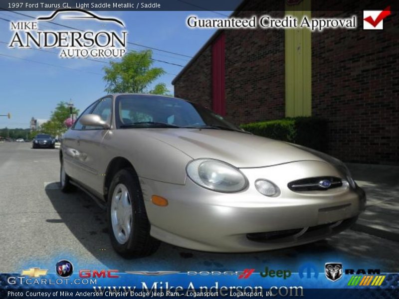 Light Saddle Metallic / Saddle 1997 Ford Taurus GL