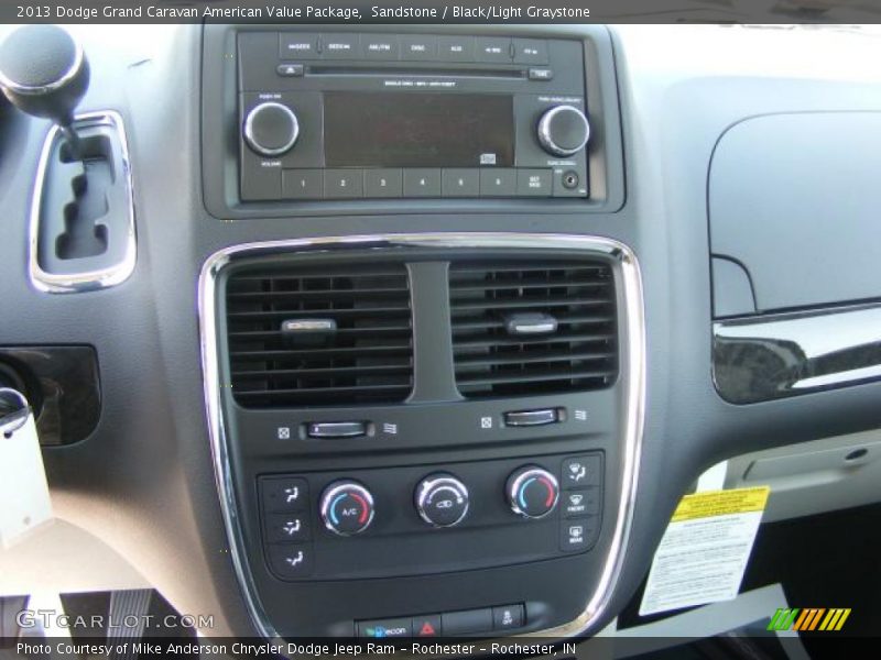 Sandstone / Black/Light Graystone 2013 Dodge Grand Caravan American Value Package
