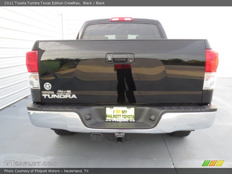 Black / Black 2012 Toyota Tundra Texas Edition CrewMax