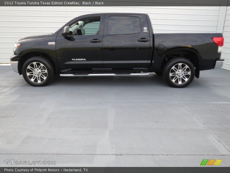Black / Black 2012 Toyota Tundra Texas Edition CrewMax
