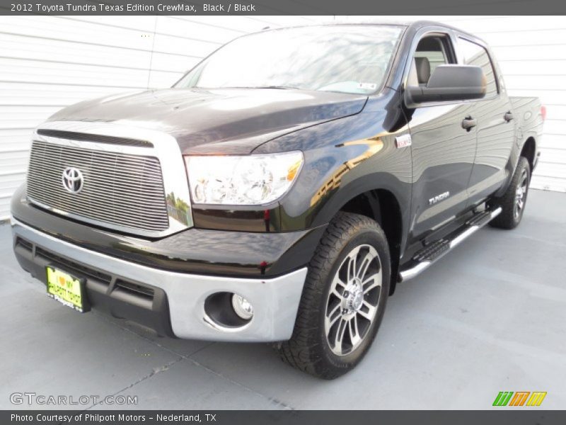 Black / Black 2012 Toyota Tundra Texas Edition CrewMax