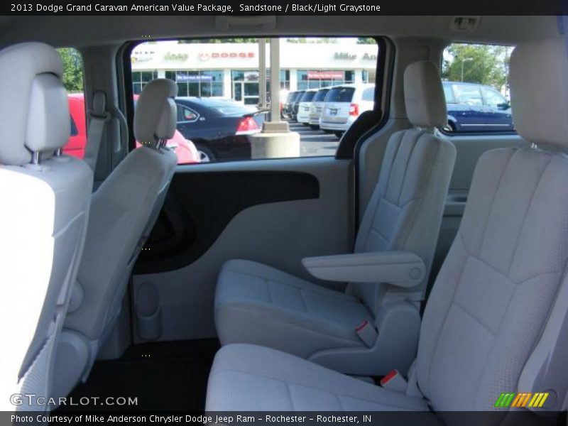 Sandstone / Black/Light Graystone 2013 Dodge Grand Caravan American Value Package