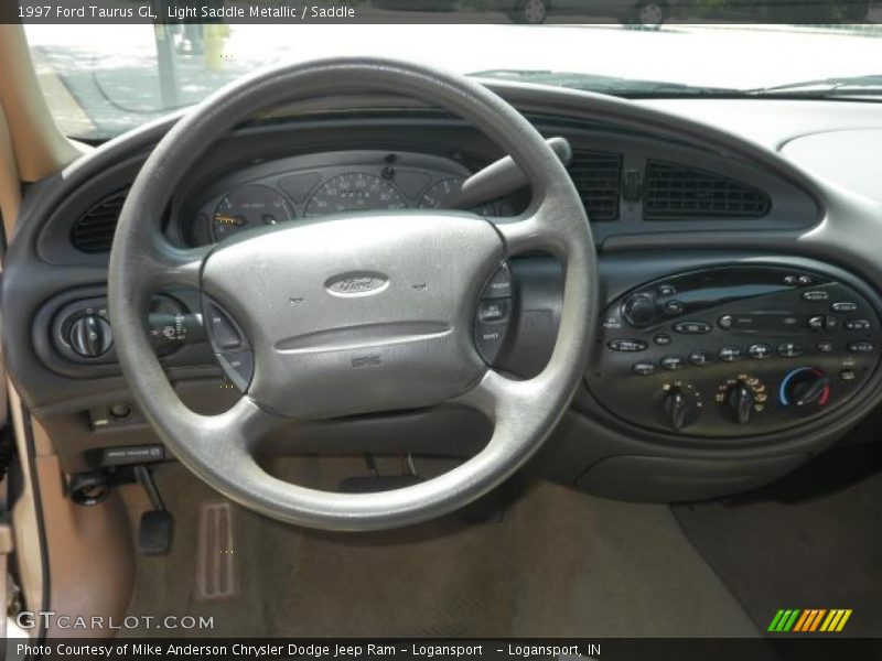 Light Saddle Metallic / Saddle 1997 Ford Taurus GL