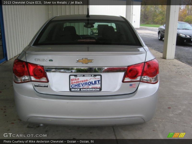 Silver Ice Metallic / Jet Black 2013 Chevrolet Cruze ECO