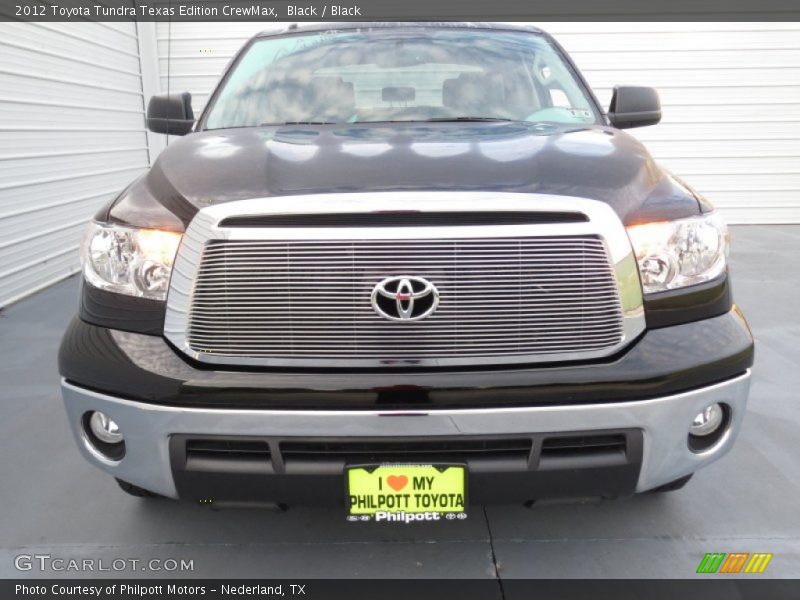 Black / Black 2012 Toyota Tundra Texas Edition CrewMax