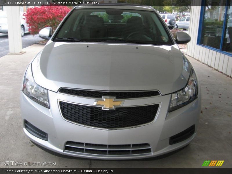 Silver Ice Metallic / Jet Black 2013 Chevrolet Cruze ECO