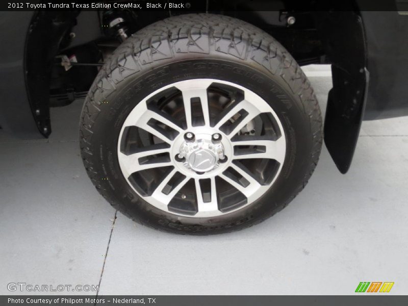 Black / Black 2012 Toyota Tundra Texas Edition CrewMax