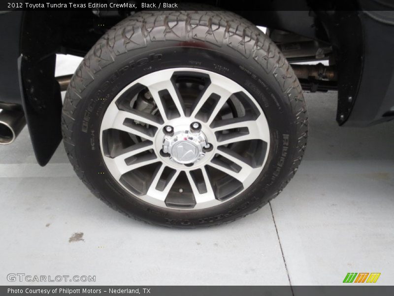 Black / Black 2012 Toyota Tundra Texas Edition CrewMax