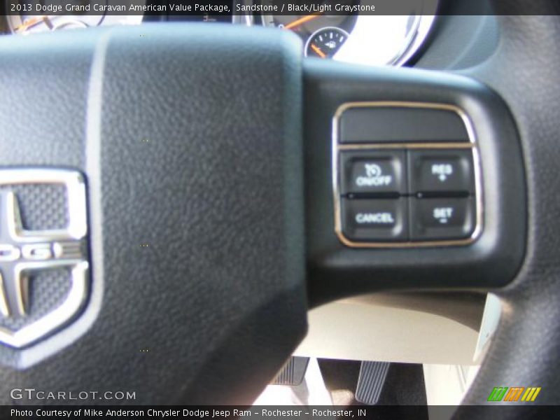 Sandstone / Black/Light Graystone 2013 Dodge Grand Caravan American Value Package