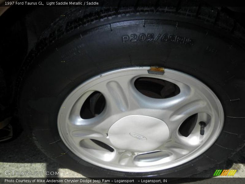 Light Saddle Metallic / Saddle 1997 Ford Taurus GL