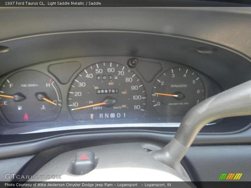 Light Saddle Metallic / Saddle 1997 Ford Taurus GL