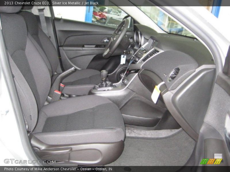 Silver Ice Metallic / Jet Black 2013 Chevrolet Cruze ECO