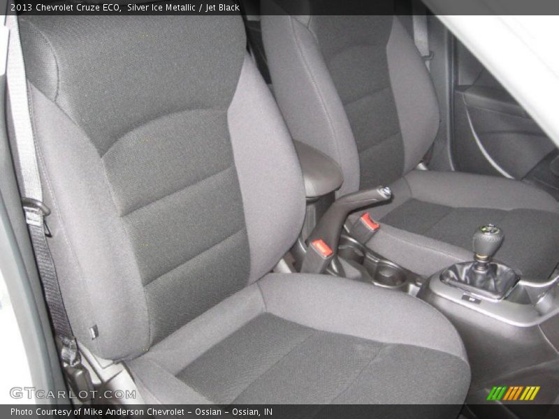 Silver Ice Metallic / Jet Black 2013 Chevrolet Cruze ECO