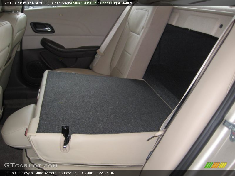 Champagne Silver Metallic / Cocoa/Light Neutral 2013 Chevrolet Malibu LT