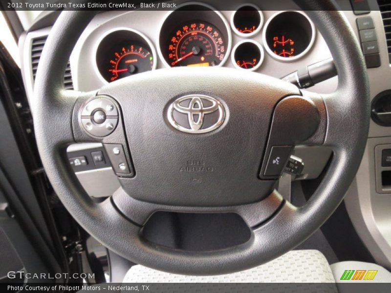 Black / Black 2012 Toyota Tundra Texas Edition CrewMax