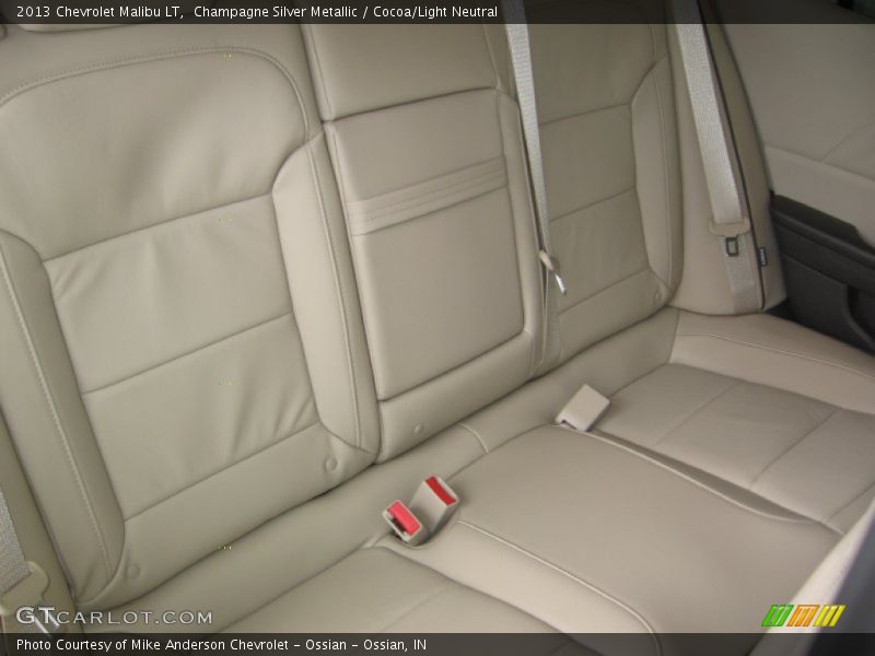 Champagne Silver Metallic / Cocoa/Light Neutral 2013 Chevrolet Malibu LT