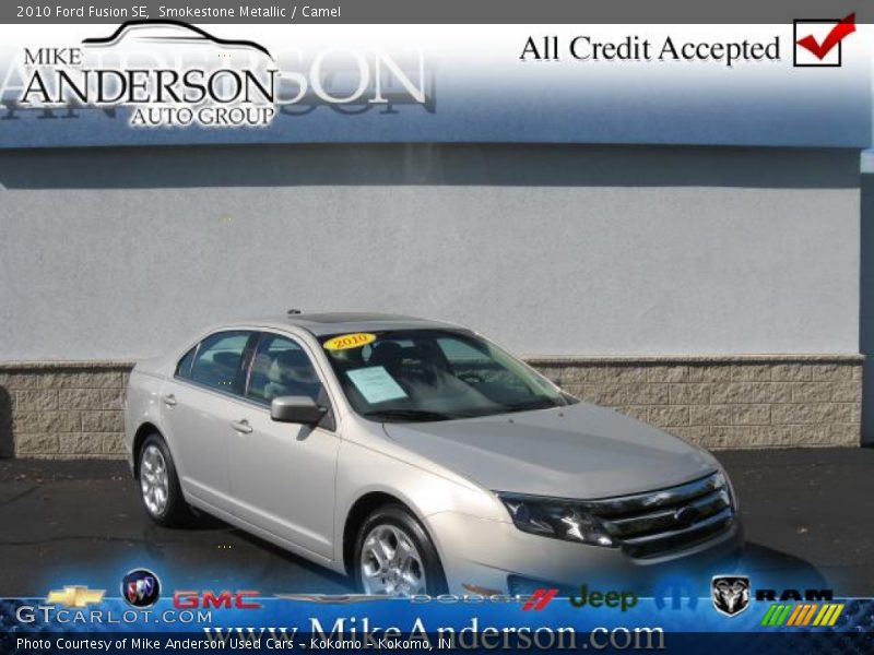 Smokestone Metallic / Camel 2010 Ford Fusion SE