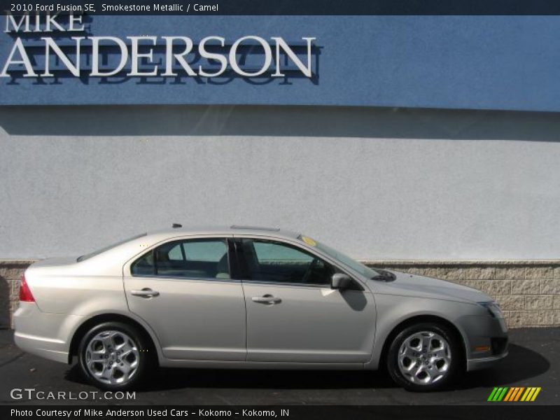 Smokestone Metallic / Camel 2010 Ford Fusion SE