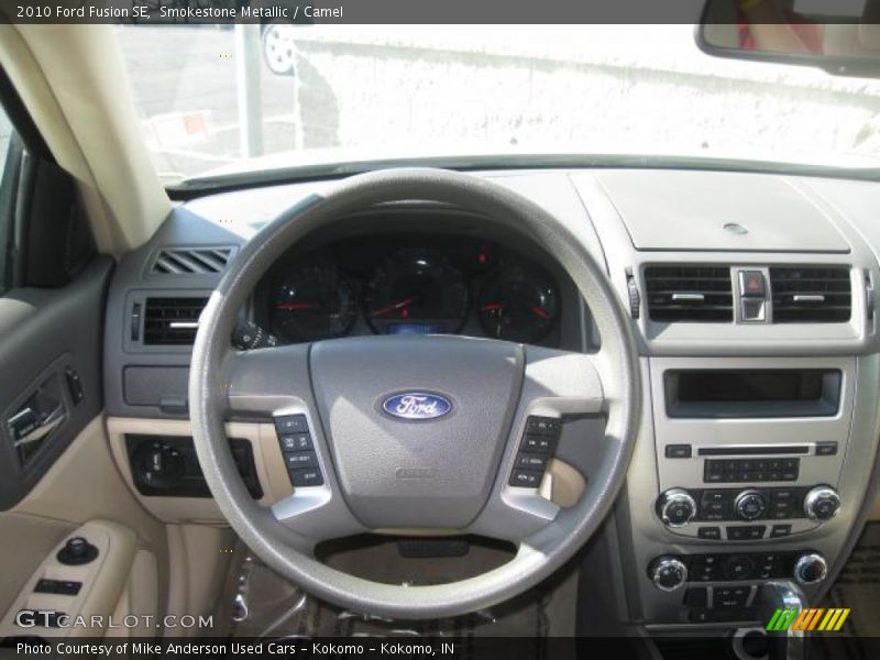 Smokestone Metallic / Camel 2010 Ford Fusion SE