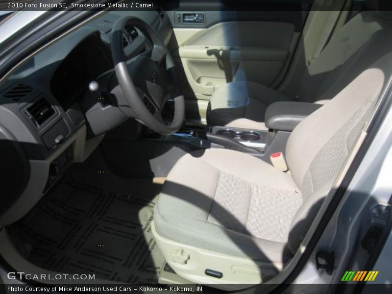 Smokestone Metallic / Camel 2010 Ford Fusion SE