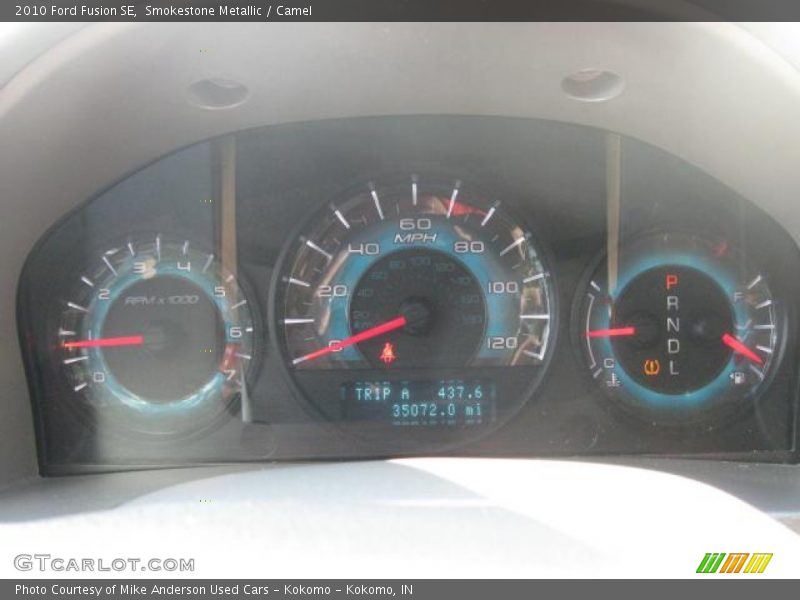Smokestone Metallic / Camel 2010 Ford Fusion SE