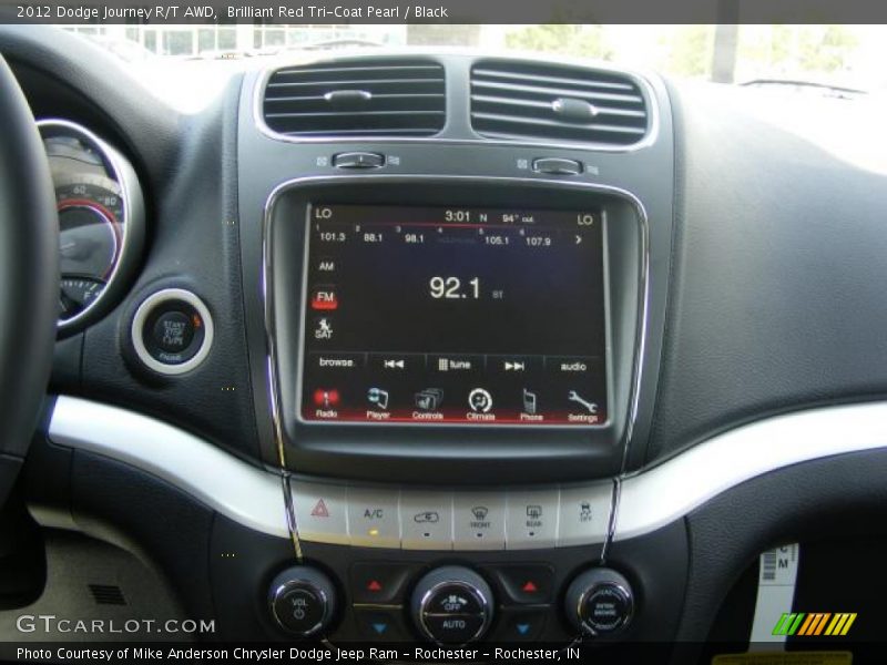 Brilliant Red Tri-Coat Pearl / Black 2012 Dodge Journey R/T AWD