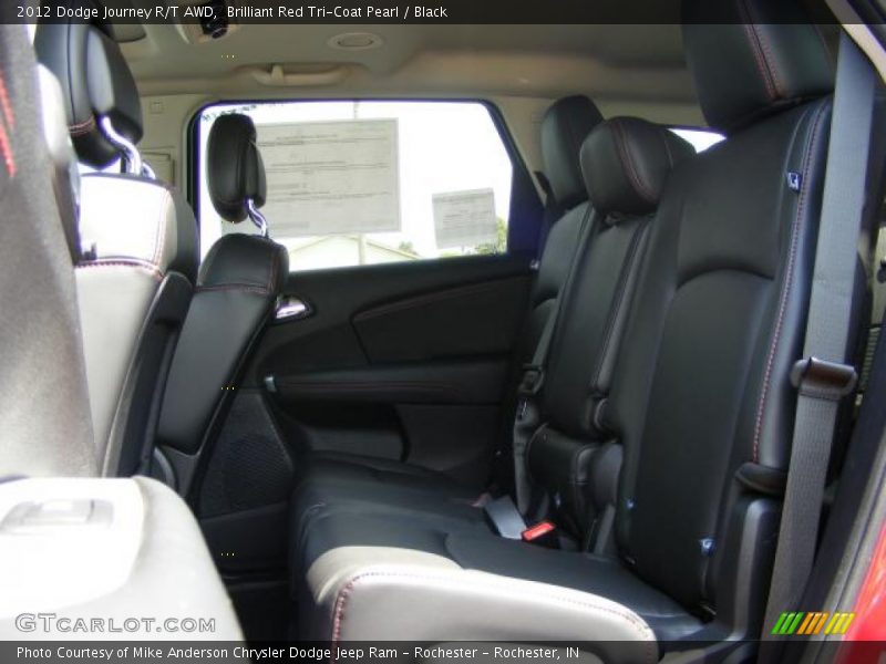Brilliant Red Tri-Coat Pearl / Black 2012 Dodge Journey R/T AWD