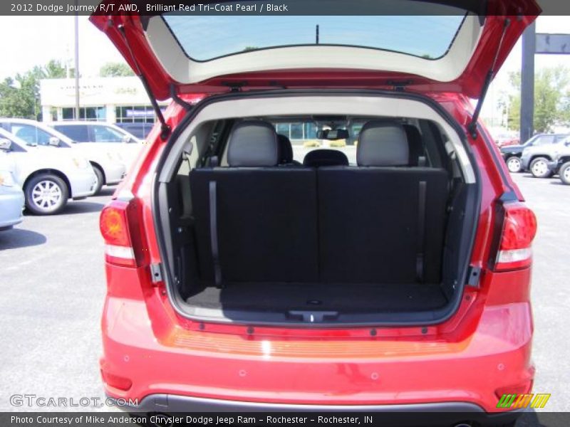 Brilliant Red Tri-Coat Pearl / Black 2012 Dodge Journey R/T AWD