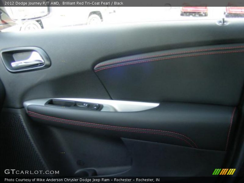 Brilliant Red Tri-Coat Pearl / Black 2012 Dodge Journey R/T AWD