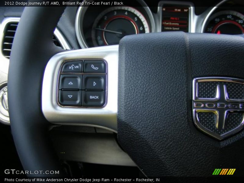Brilliant Red Tri-Coat Pearl / Black 2012 Dodge Journey R/T AWD